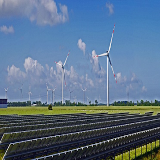 wind power, solar power, hybrid energy